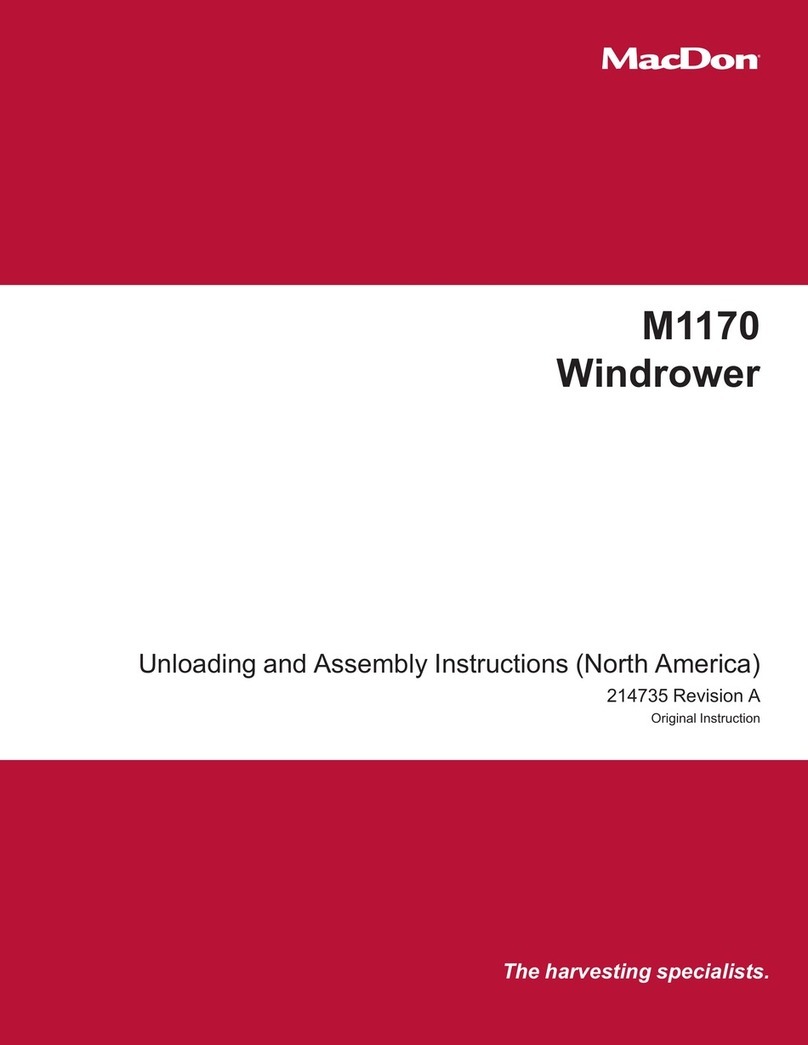 MacDon M1170 Assembly instructions