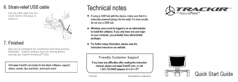 NaturalPoint TrackIR User manual