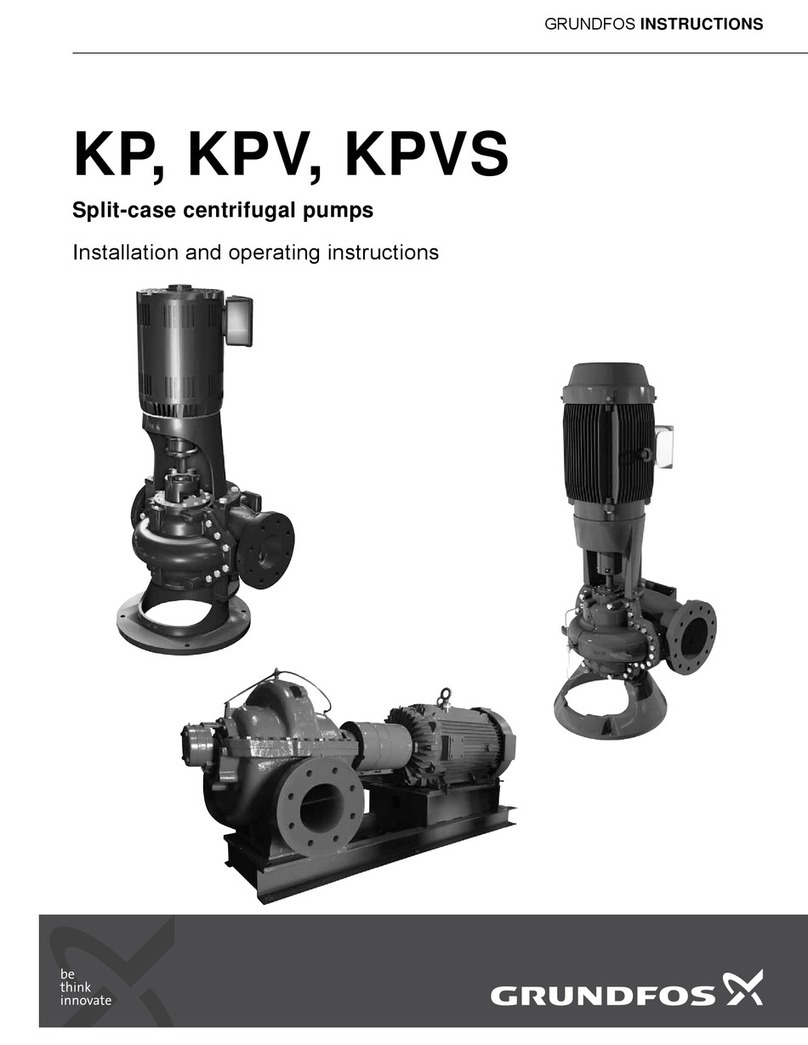 Grundfos KP Installation and operating instructions