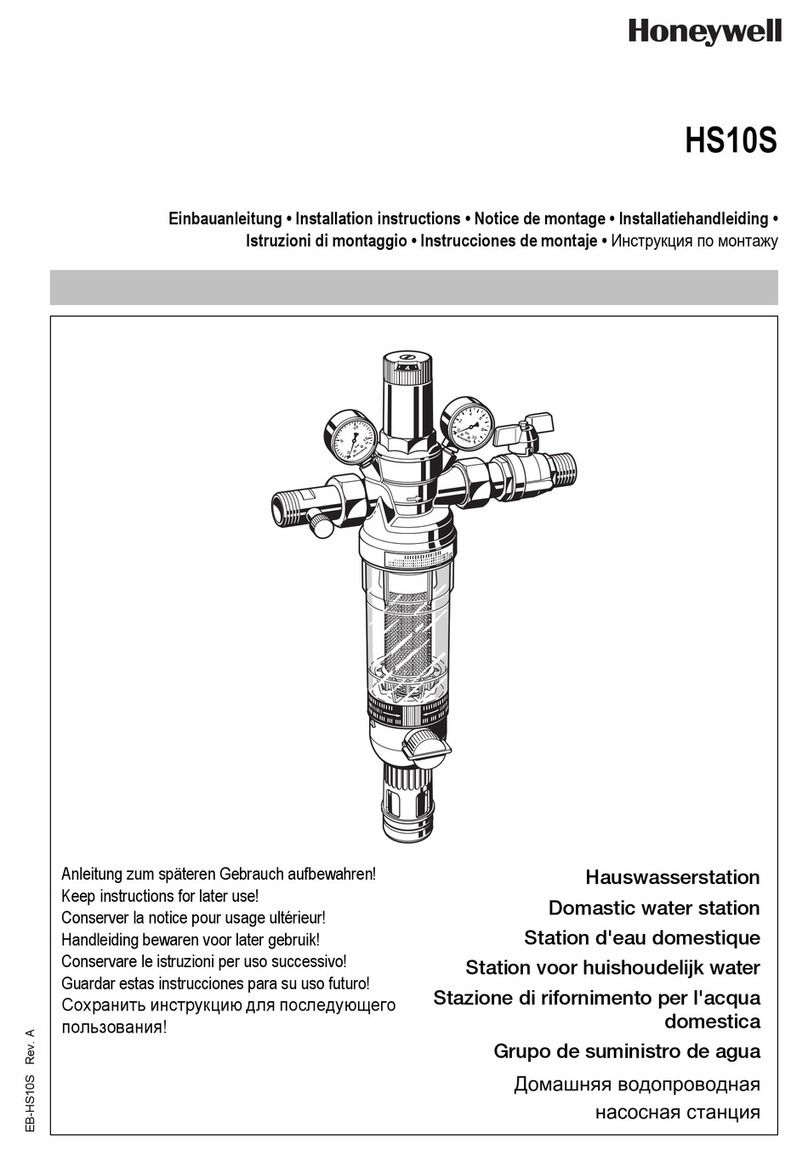 Honeywell HS10S installation instructions