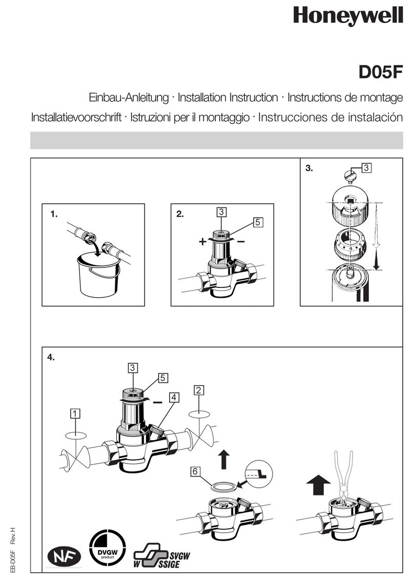 Honeywell D05F User manual