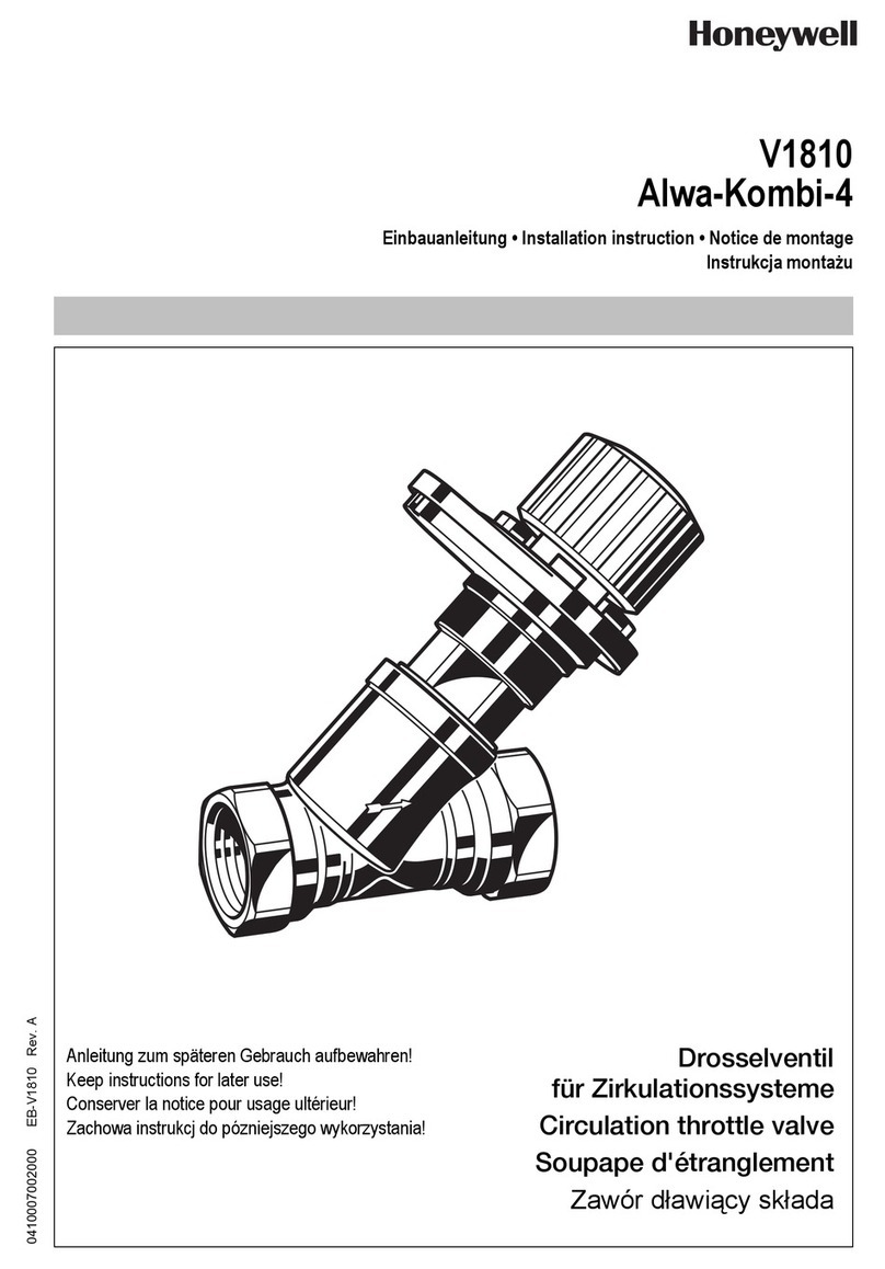 Honeywell V1810 Alwa-Kombi-4 User manual