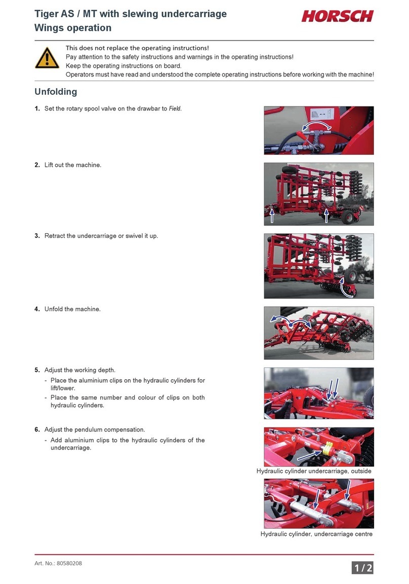 horsch Tiger MT User manual