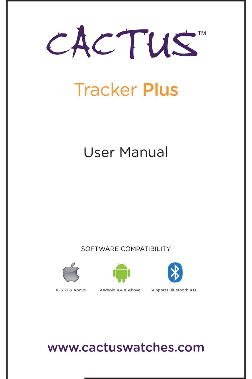 Cactus Tracker Plus user manual