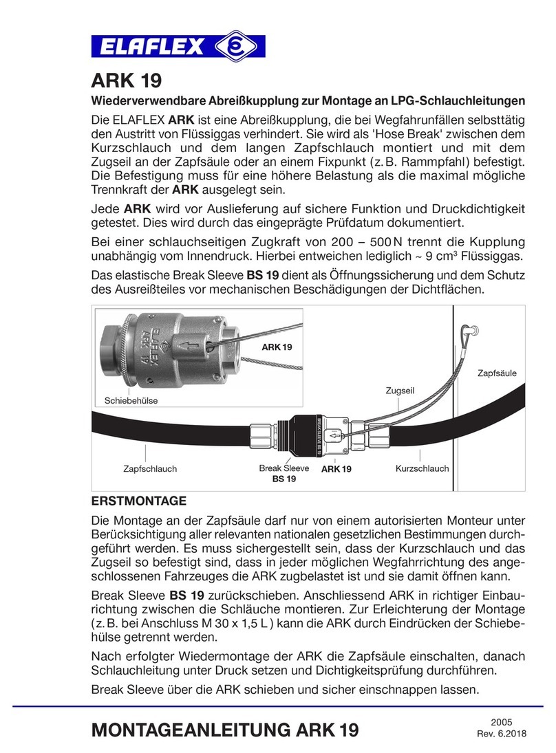 Elaflex ARK 19 Installation information