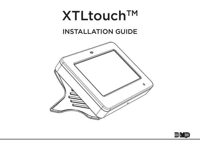 DMP Electronics XTLtouch installation guide DMP Electronics XTLtouch installation guide