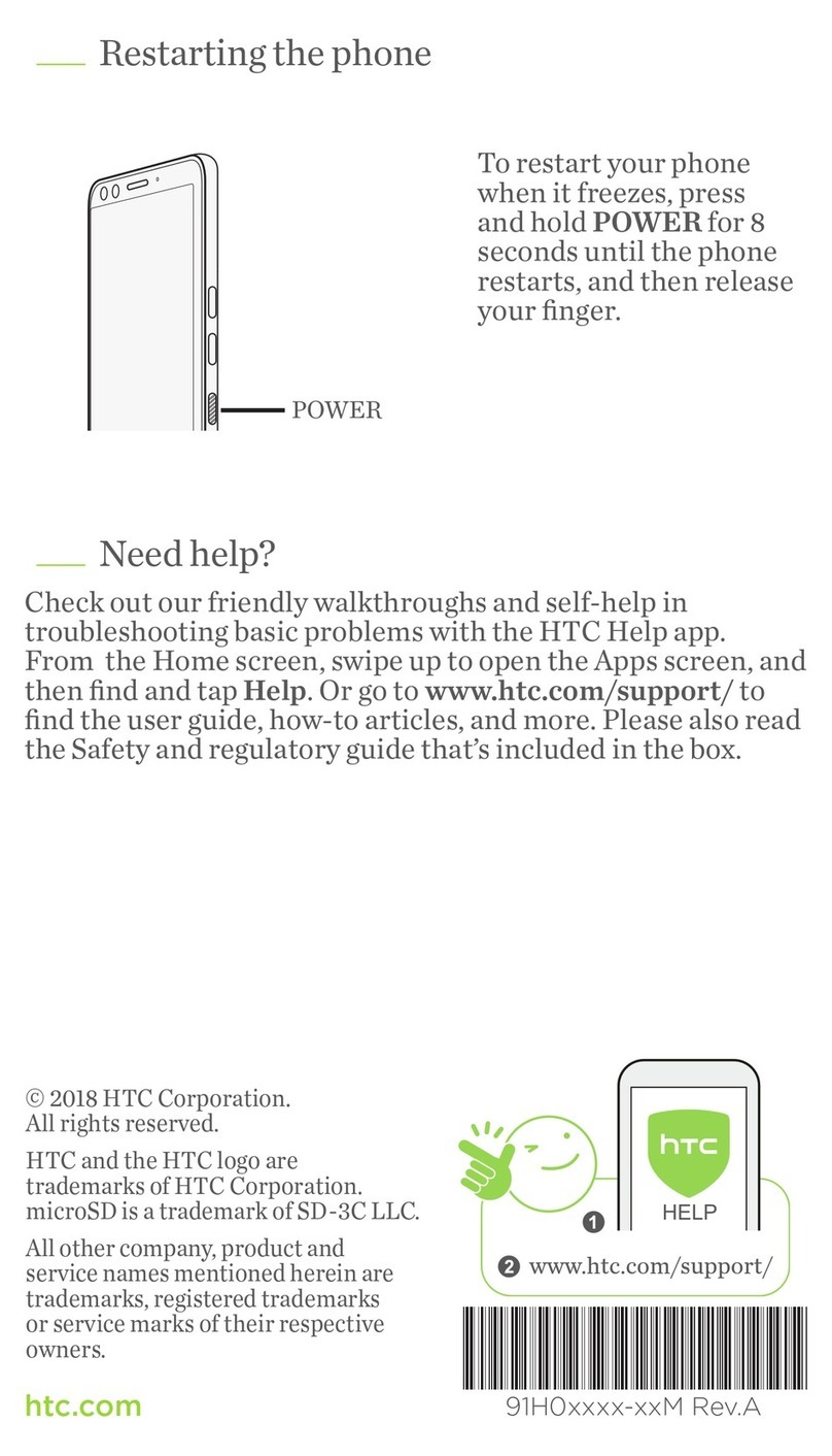 HTC U12+ User manual