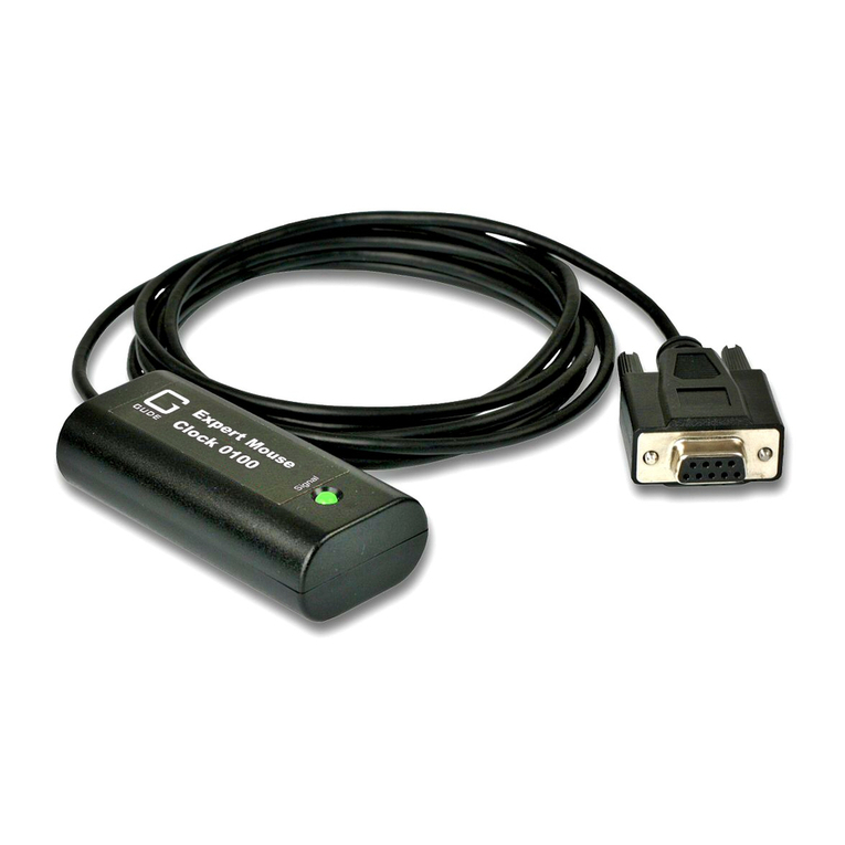 Gude Expert Mouse Clock 0100 User manual