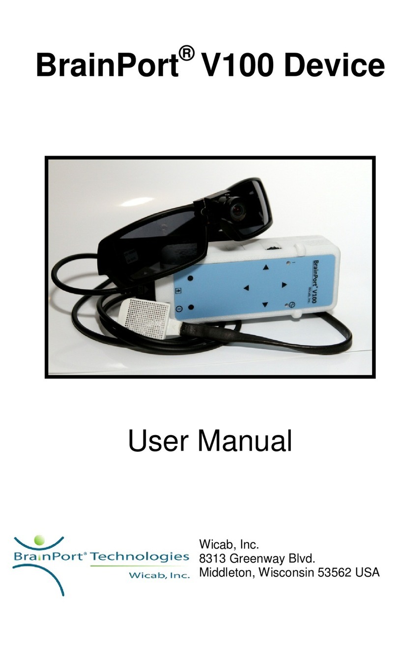 Wicab BrainPort V100 Device user manual