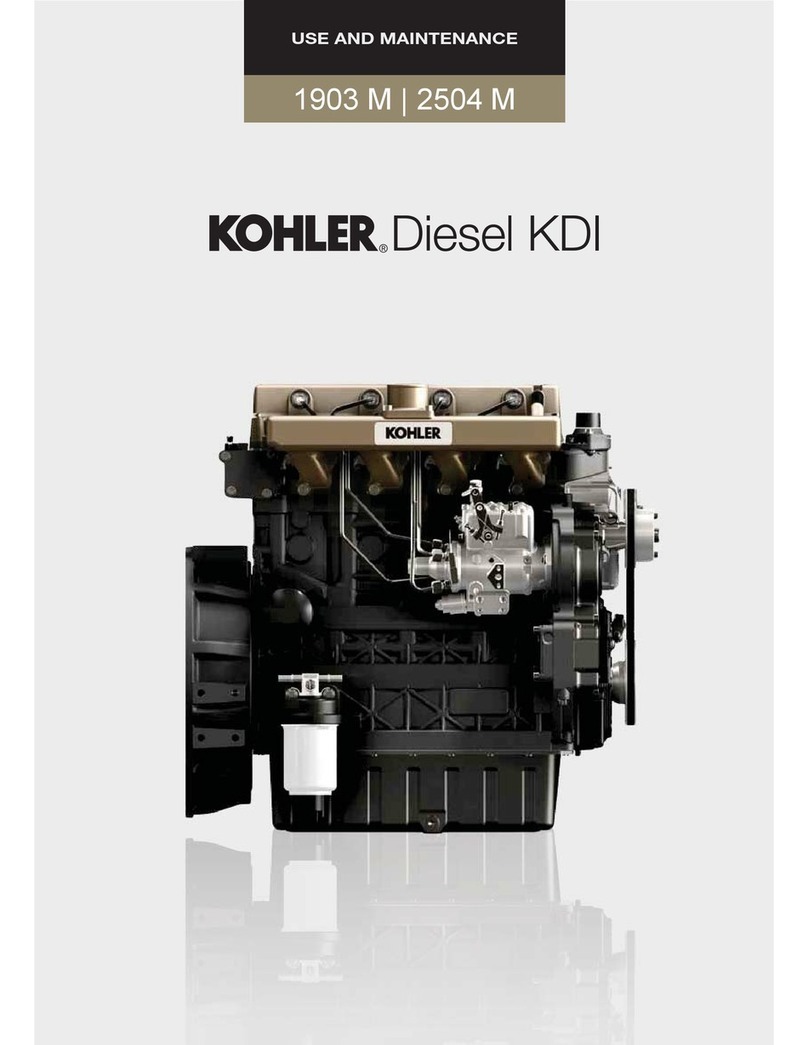 Kohler 1903 M User guide
