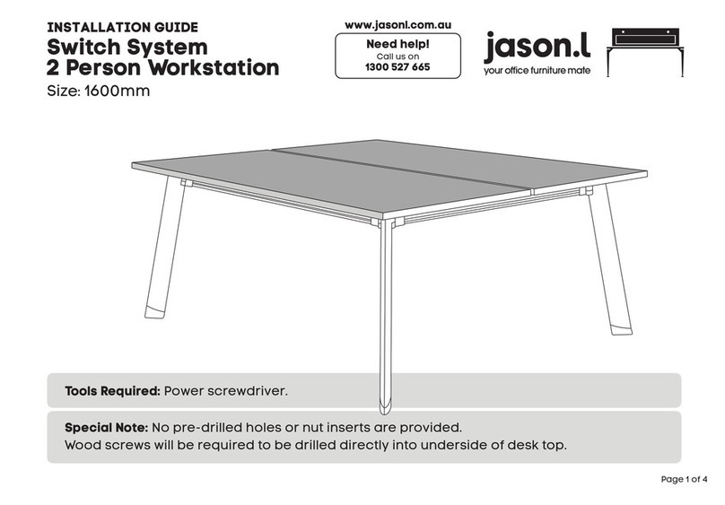 Jason.L Switch System 2 Person Workstation User manual