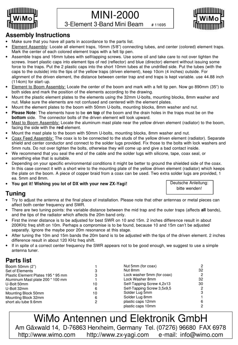 WiMo MINI-2000 Assembly instructions
