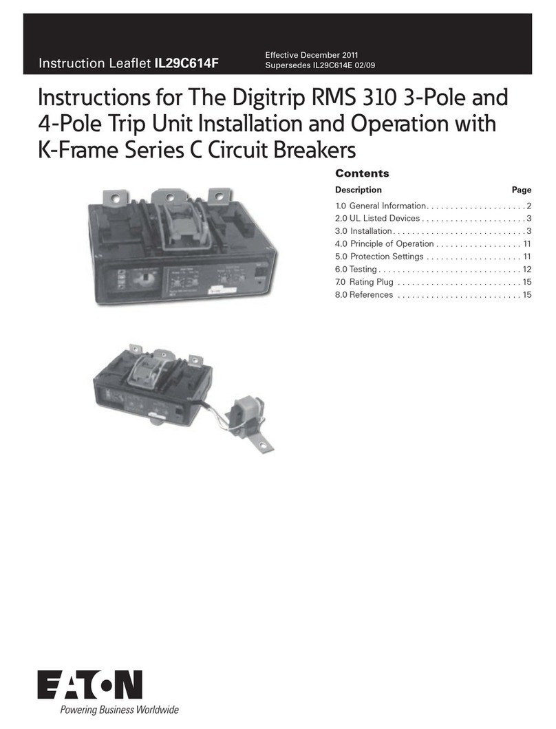 Eaton Digitrip RMS 310 Manual