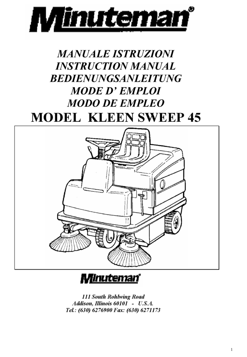 Minuteman KLEEN SWEEP 45 User manual