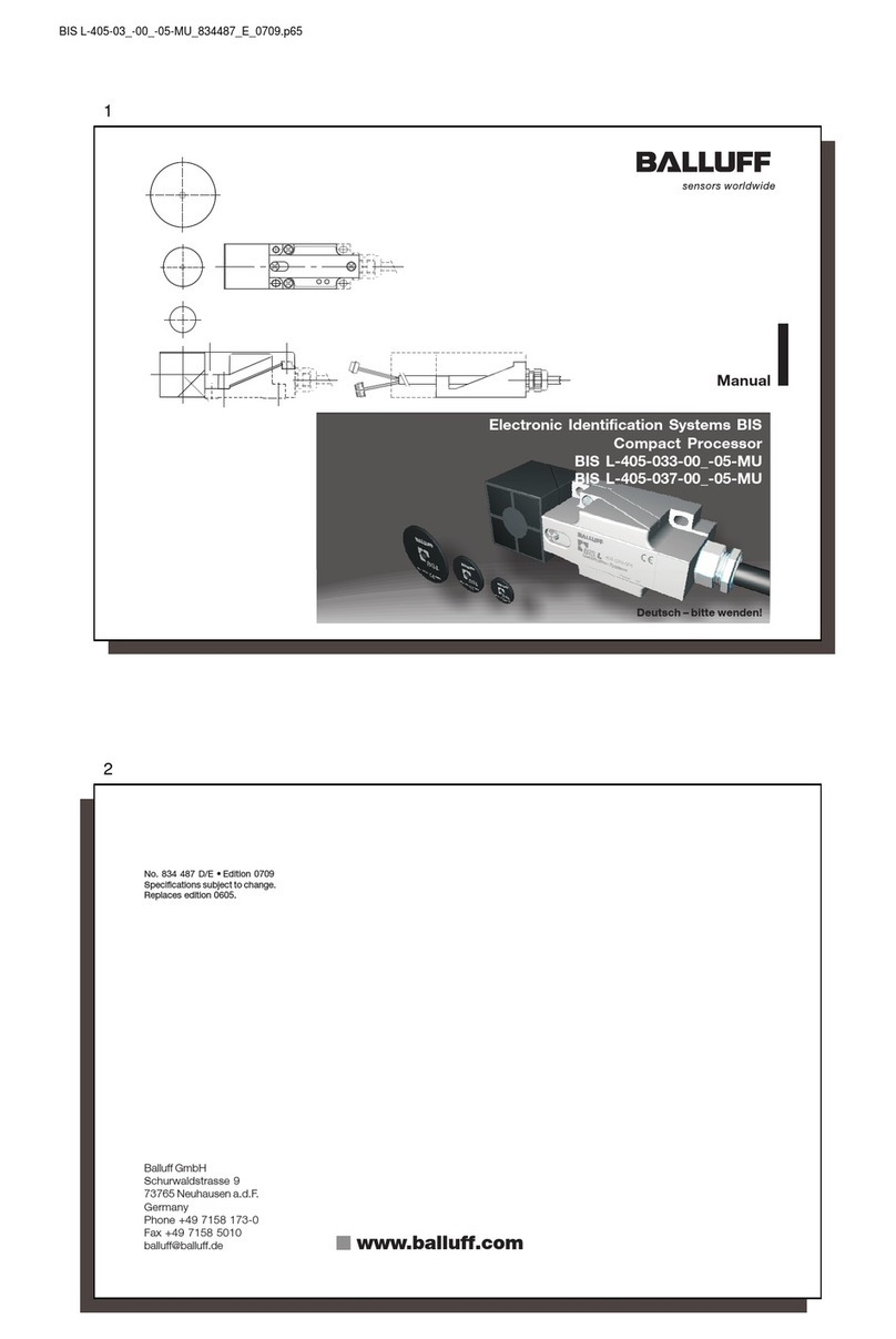 Balluff BIS L-405-037-00*-05-MU User manual