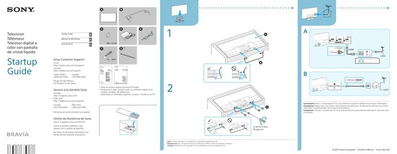 Sony BRAVIA KDL-48W700C User guide Sony BRAVIA KDL-48W700C User guide