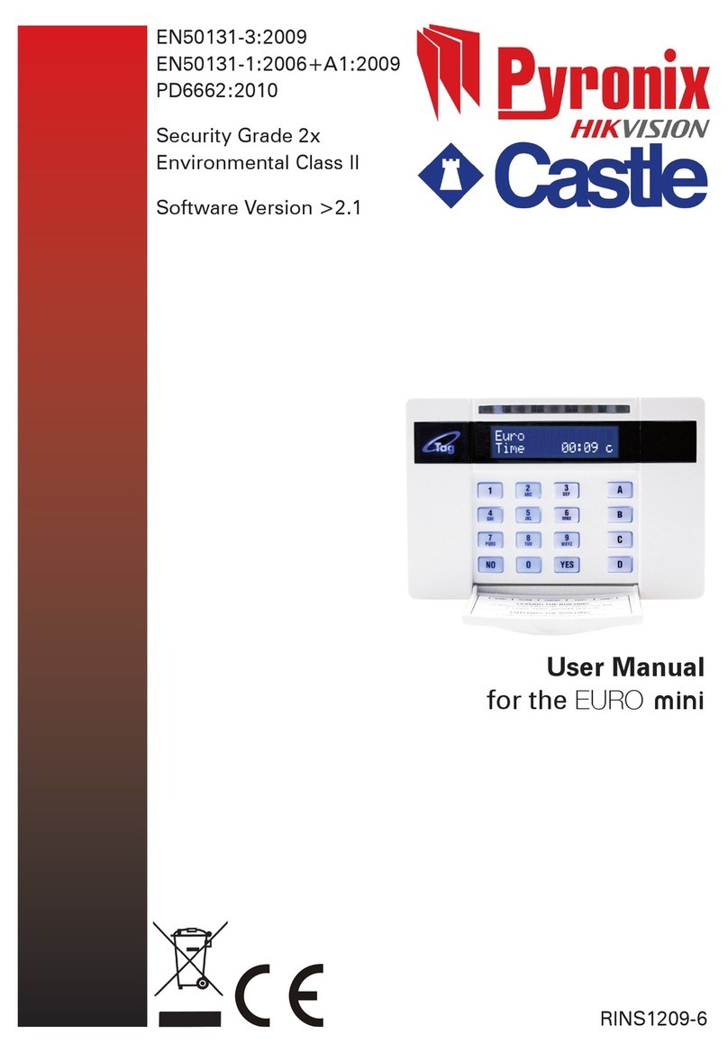 Pyronix EURO mini User manual Pyronix EURO mini User manual