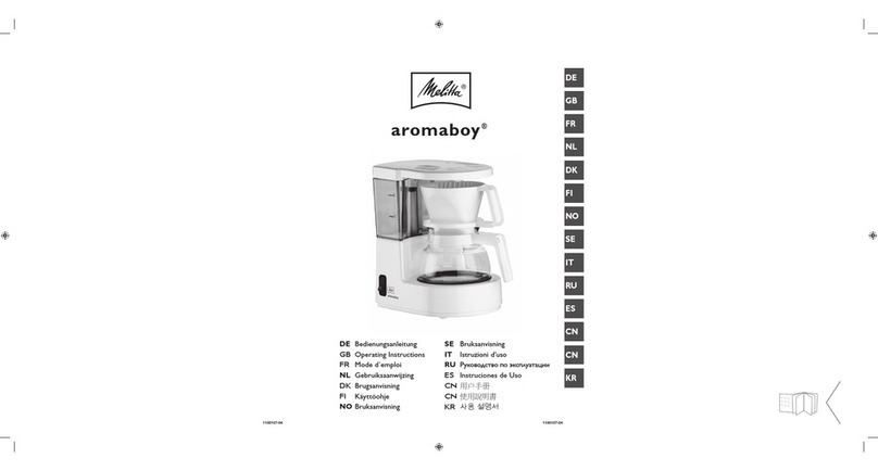 Melitta aromaboy User manual