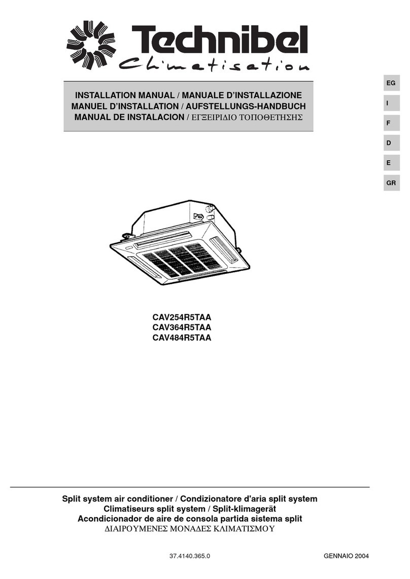 Technibel CAV254R5TAA User manual