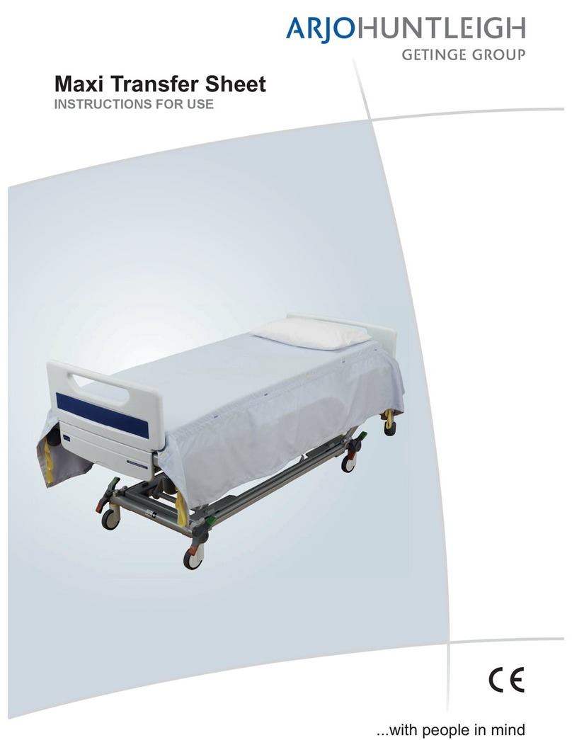 ARJO HUNTLEIGH Maxi Transfer Sheet User manual