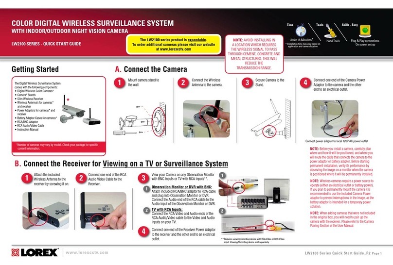 Lorex LW2100 Series User manual