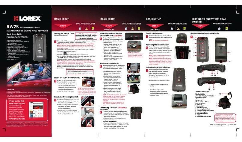Lorex Road Warrior RW2S User manual
