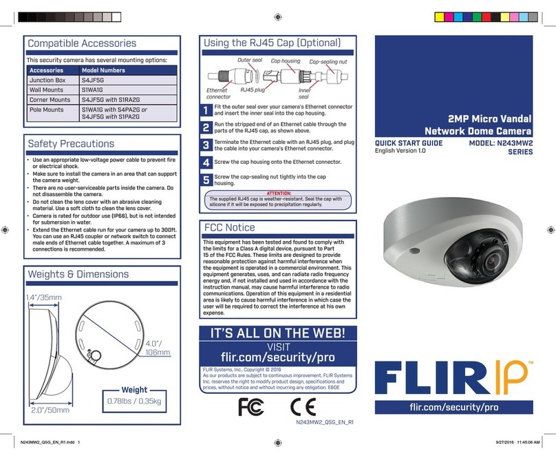 FLIR IP N243MW2 Series quick start guide FLIR IP N243MW2 Series quick start guide