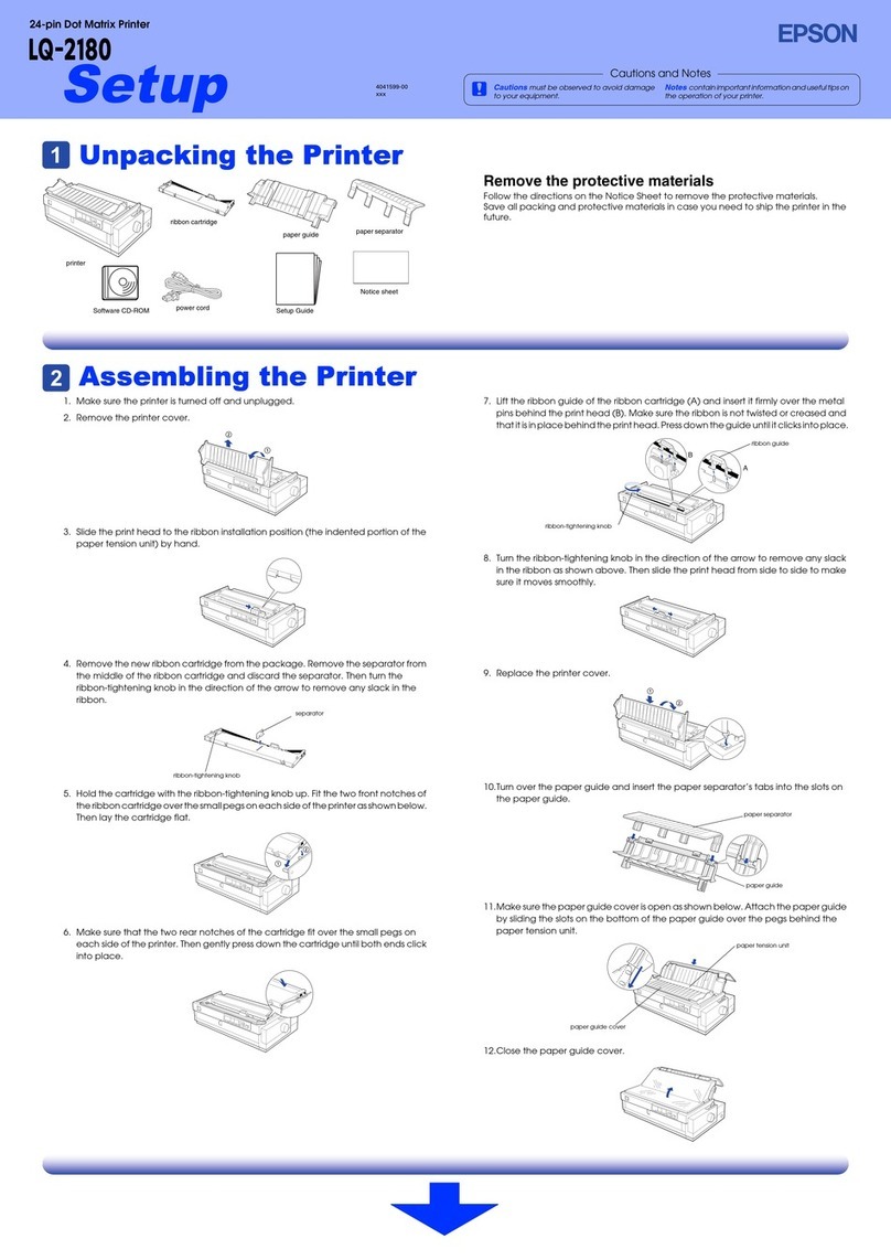 Epson LQ-2180 User guide