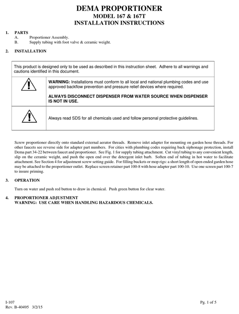 DEMA 167 installation instructions