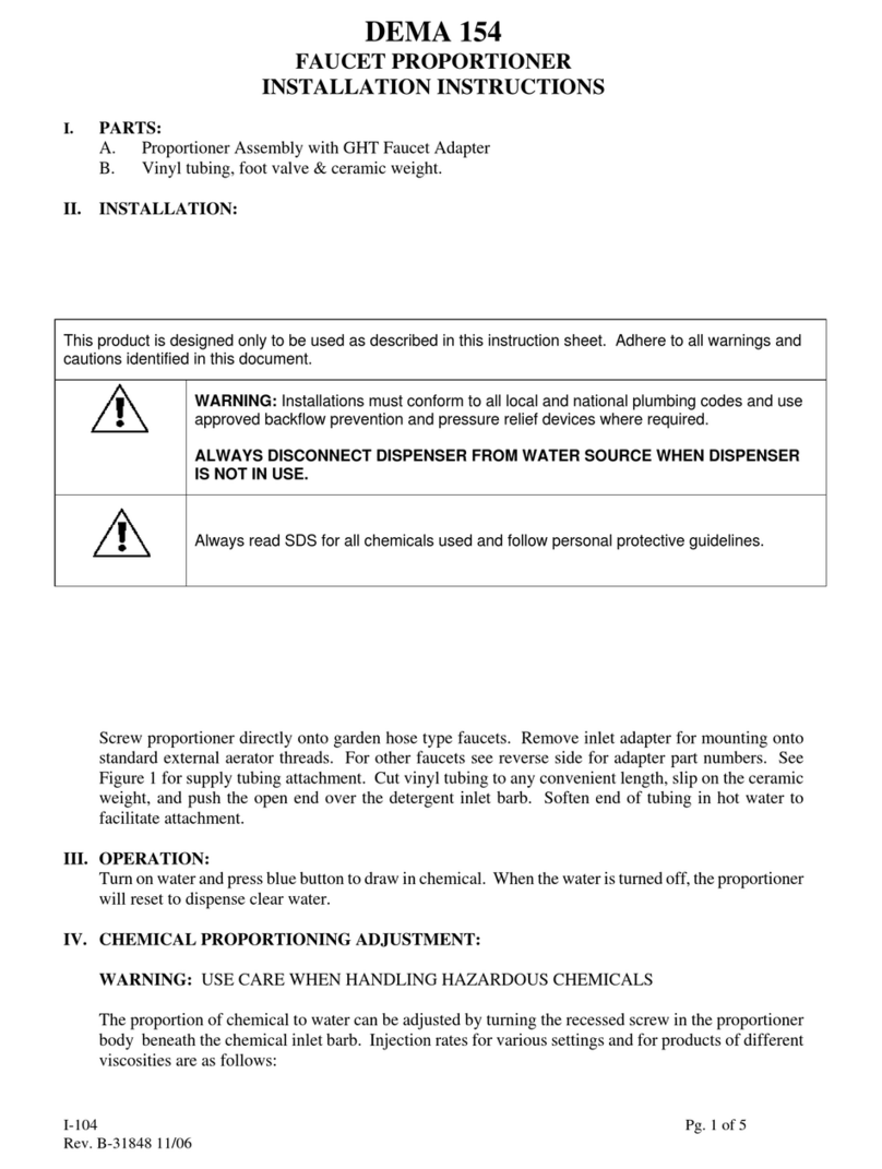 DEMA 154 installation instructions