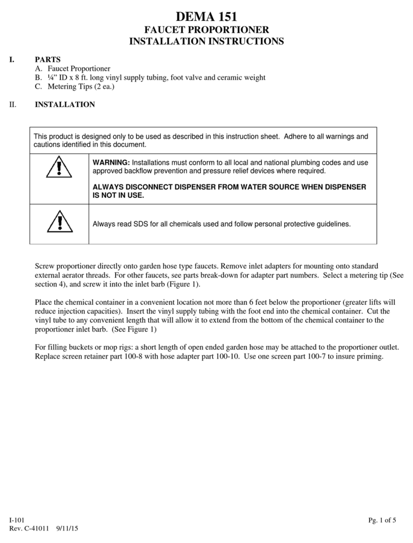 DEMA 151 installation instructions