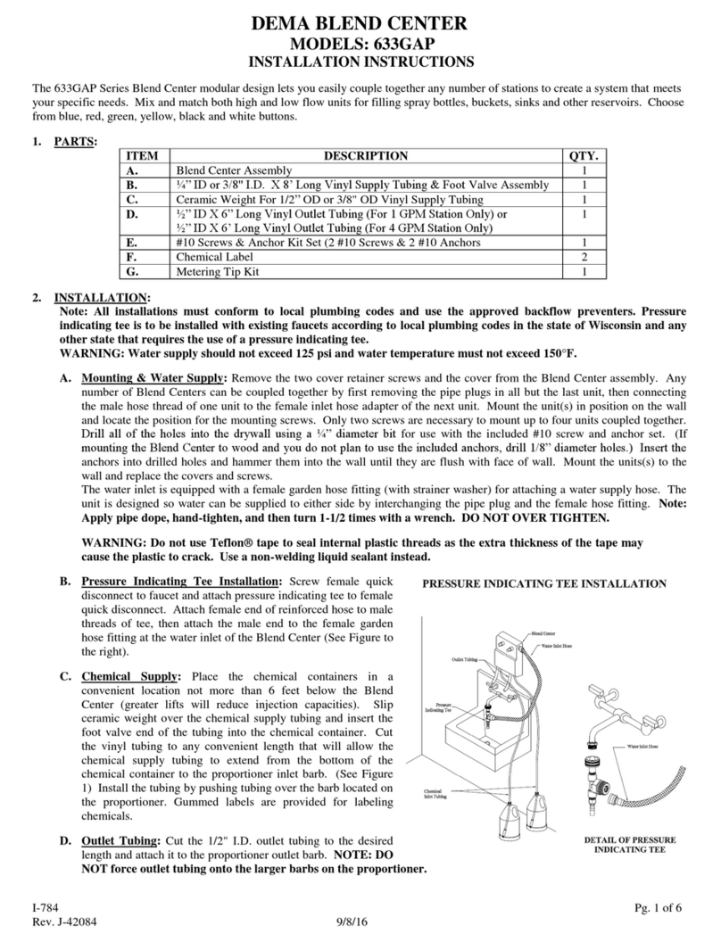DEMA 633GAP Series User manual DEMA 633GAP Series User manual
