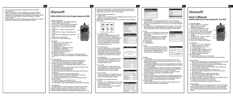 iCarsoft i800 user manual