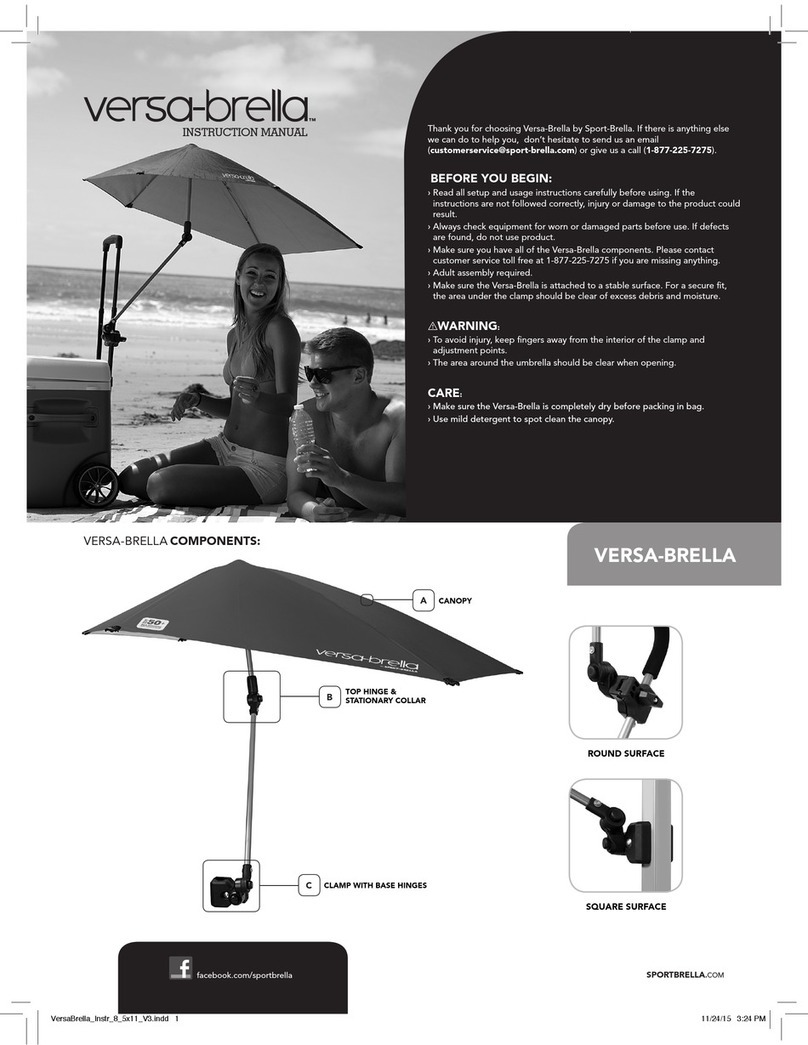 SKLZ VERSA-BRELLA instruction manual