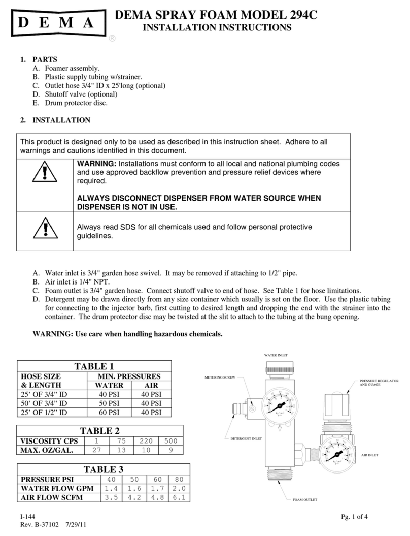 DEMA 294C installation instructions DEMA 294C installation instructions