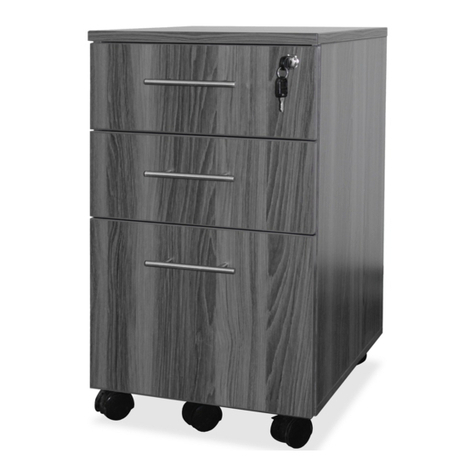 Mayline Corsica B-B-F Pedestal for Desk User manual Mayline Corsica B-B-F Pedestal for Desk User manual