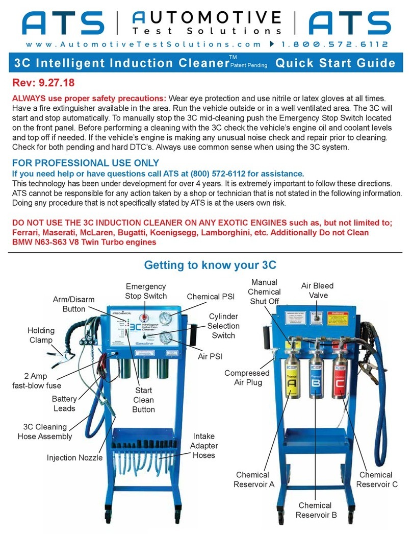 ATS 3C Intelligent Induction Cleaner User manual
