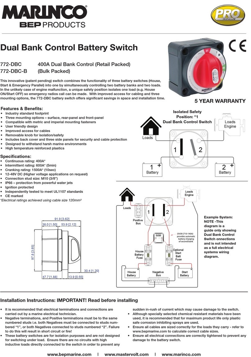 marinco 772-DBC installation instructions