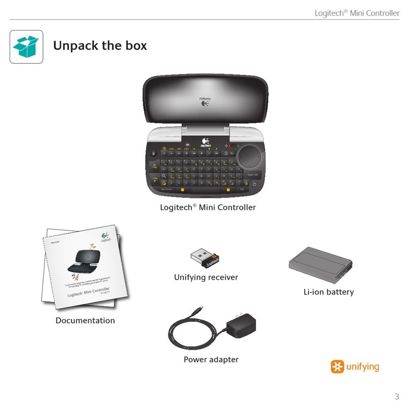 Logitech Cordless Mini User manual