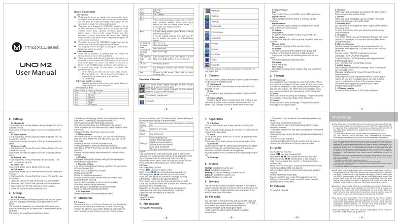 MaxWest UNO M2 User manual
