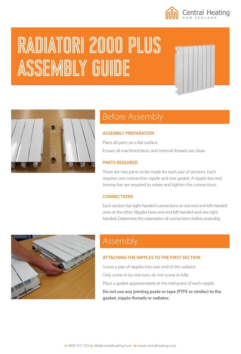 Radiatori 2000 Plus Assembly guide