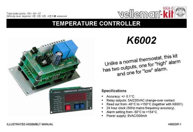 Velleman K641LX User manual