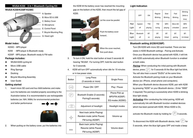 WUSA K230 user guide