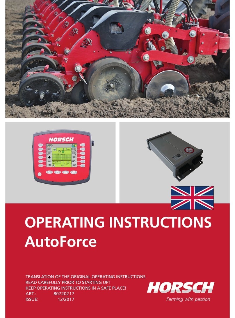 horsch AutoForce User manual