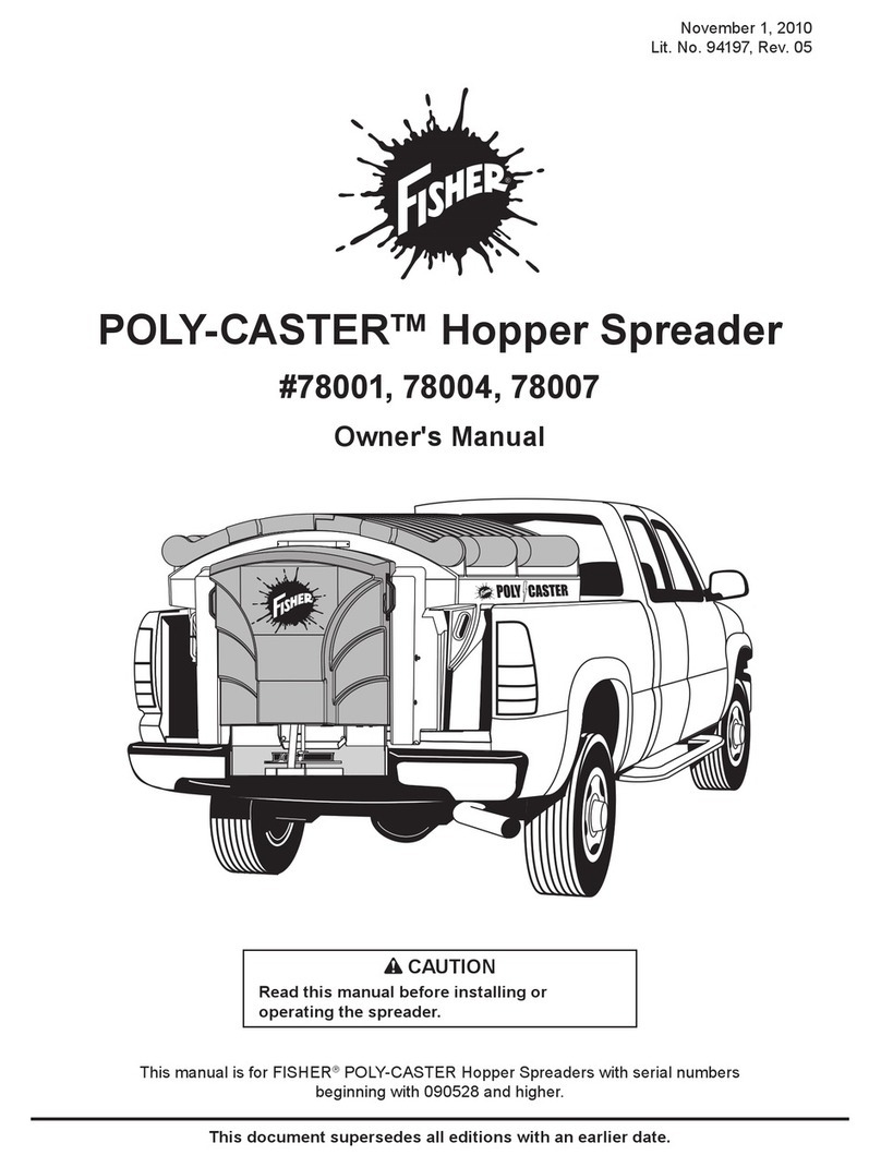 Fisher POLY-CASTER 78001 User manual