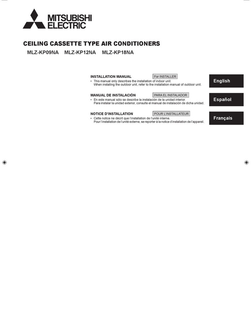 Mitsubishi Electric MLZ-KP09NA User manual