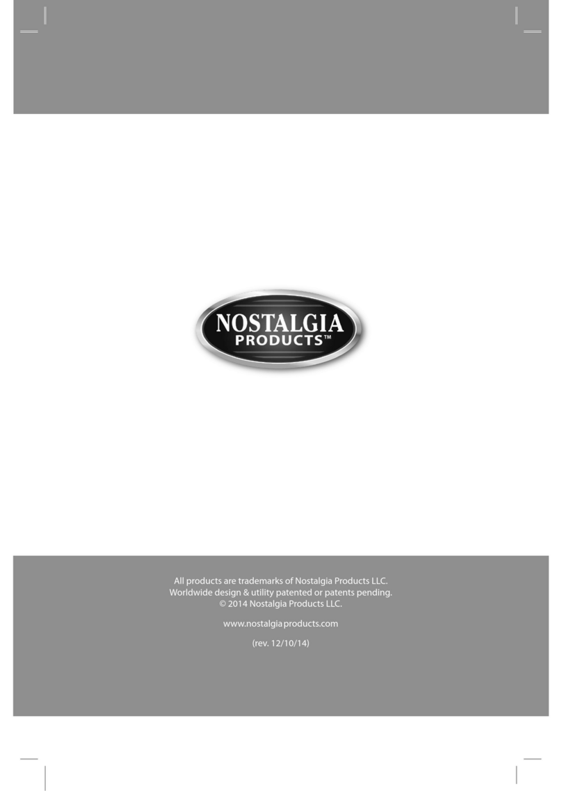 Nostalgia Vintage Collection KPM508 Series Quick guide Nostalgia Vintage Collection KPM508 Series Quick guide