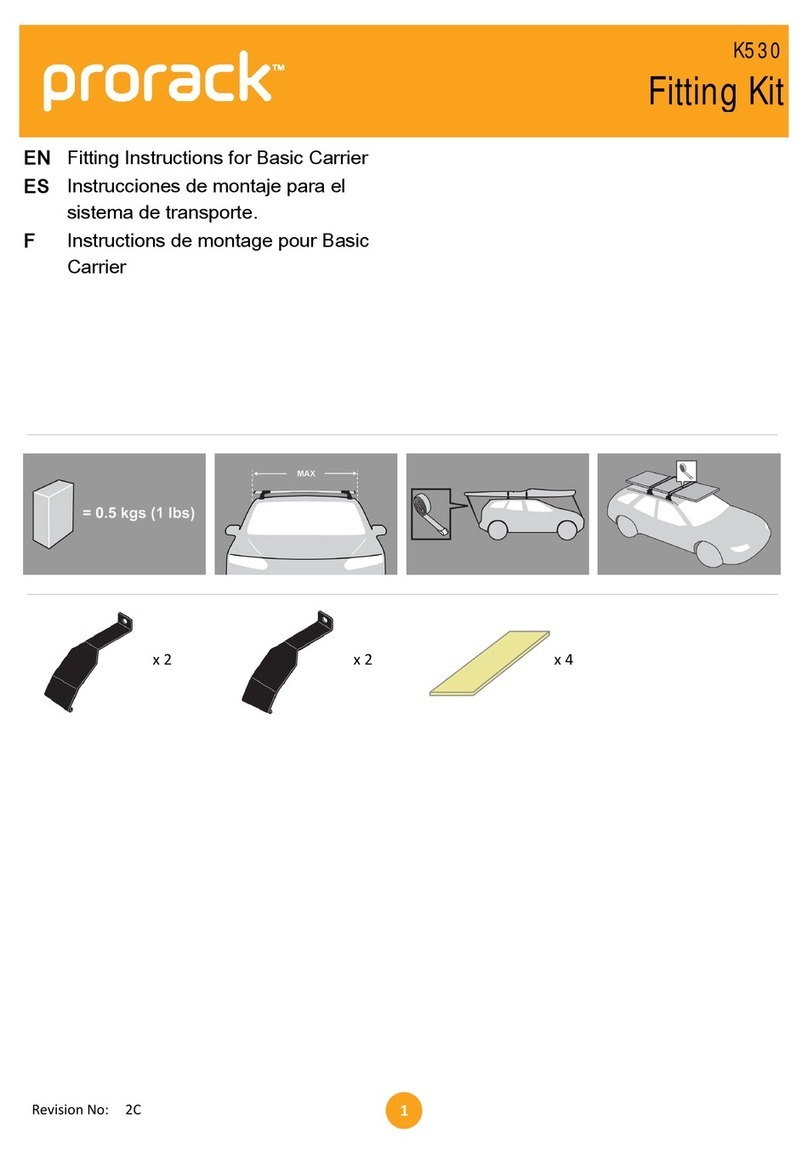 Prorack K530 User manual