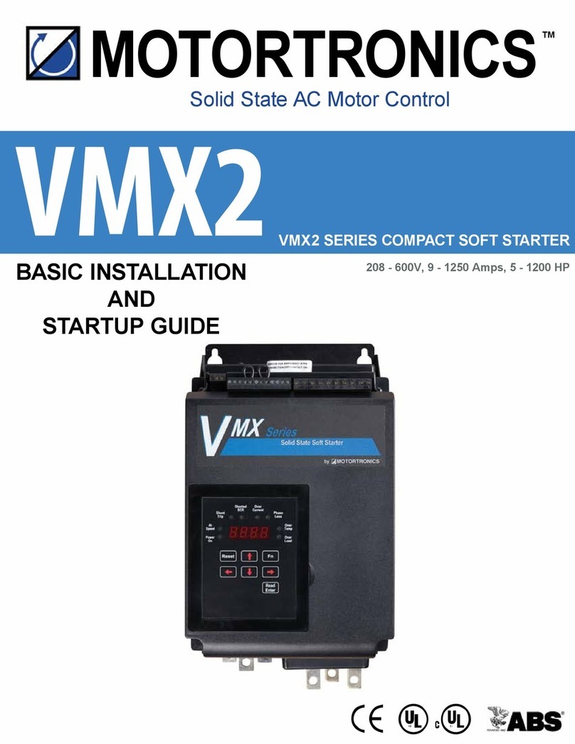 motortronics VMX2 SERIES Installation manual