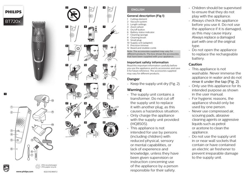 Philips BT720 Series manual